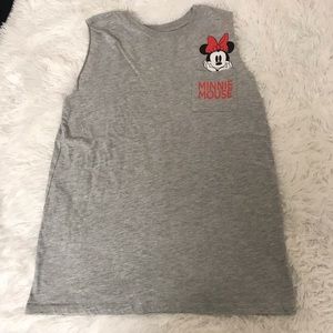 minnie mouse muscle tee tank top